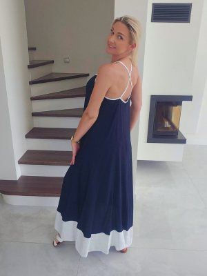 Ilga vasarinė suknelė